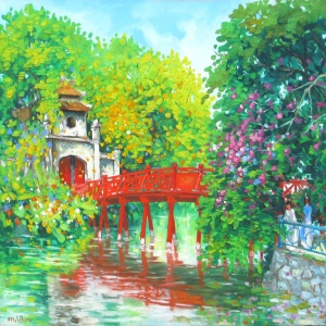 Lam Duc Manh , vietnam artist , vietnam painting , vietnam art , buy paintings online , Te Huc
