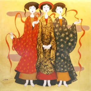 Nguyen Trung Viet , lacquer painting