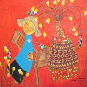 Ton That Bang , vietnam art , vietnam artist , vietnam painting , kid