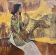 Girls and Flowers in Ai Lan’s paintings
