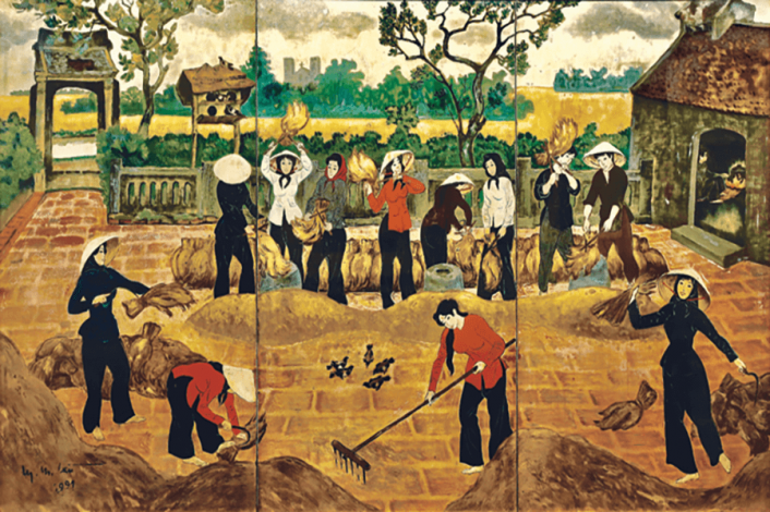 The Artist With The Everyday Life Painting