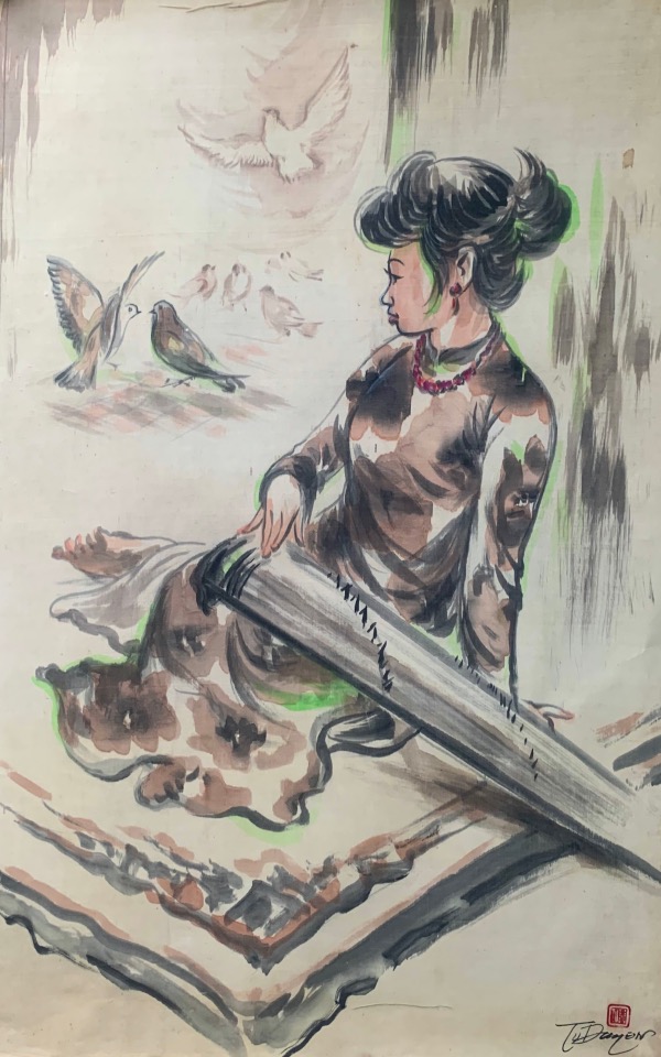 Silk Painting by Tu Duyen